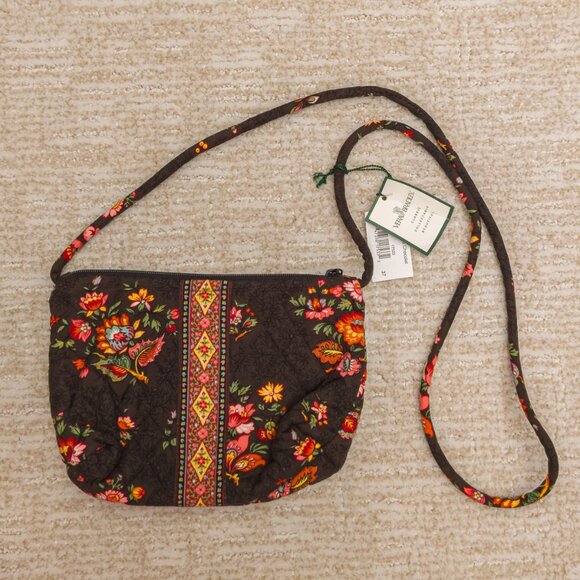 Vera Bradley Floral Crossbody Bag - Brown and Multicolor - Picture 2 of 6